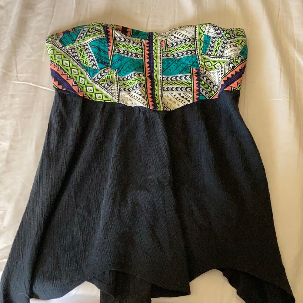 Strapless Light Flowy Top